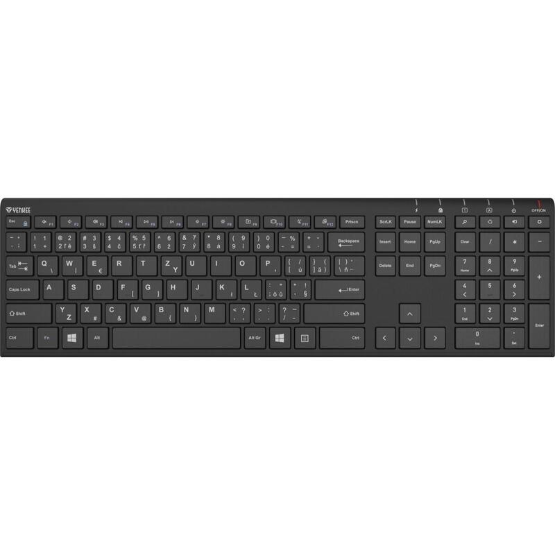 Wireless Keyboard Slim Ykb 2000 Csbk Battery