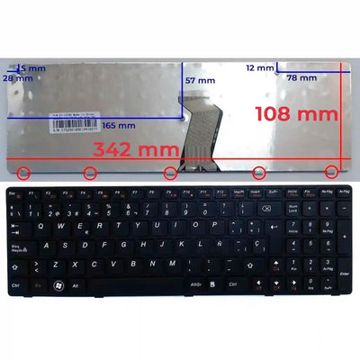 Keyboard Laptop Ibm Lenovo G570 G575 Z560 Z560A Z565 T4G8-SPA — image 1