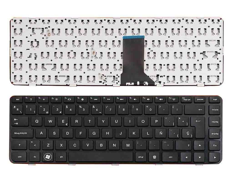 Keyboard Laptop HP Pavilion DM4-1000 DV5-2000 HT1BV 598891-001 9Z.N4FBV.101 6037B0049701 606883-001
