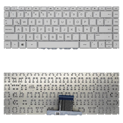 Keyboard Silver Laptop HP 14-CD 14M-CD 14-CE 14-CF 14-CK 14-CM L15600-001 Latino — image 1