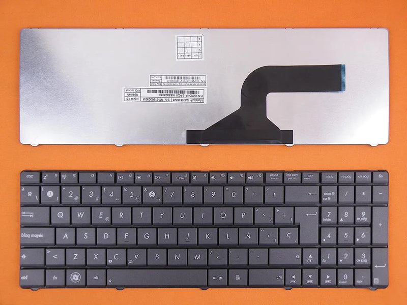 Keyboard Laptop Asus N53 Grey
