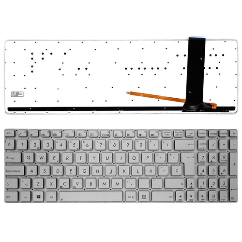 Keyboard Laptop Asus N56 N76 Retroiluminado — image 1