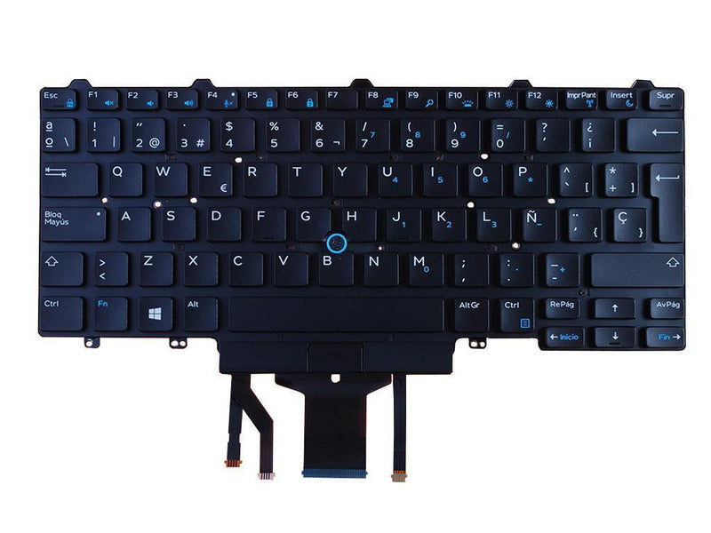 Keyboard Laptop Dell Latitude E5450 E7250 E7450 Retroiluminado And With Pointstick