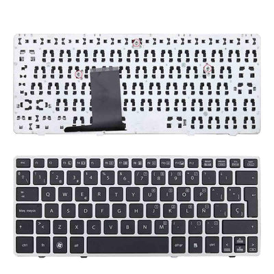 Keyboard Laptop HP Elitebook 2560P Black With Frame Silver — image 1