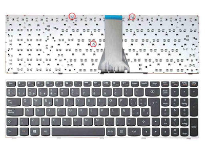 Keyboard Laptop Lenovo G50-70 Silver — image 1