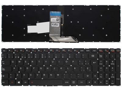 Keyboard Laptop Lenovo Ideapad Yoga 700-15ISK Black Retroiluminado — image 1