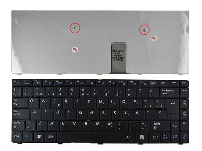 Keyboard Laptop Samsung R420 R423 R425 R428 R429 R439 R440 R467 R468 R470 R480 Black — image 1