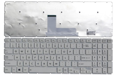 Keyboard Laptop Toshiba Satellite L55-B L55D-B L55DT-B L55T-B NSK-V91SQ AEBLIU00120 9Z.NBCSQ.101 White — image 1