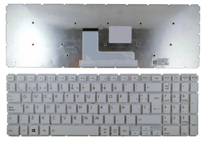 Keyboard Laptop Toshiba Satellite NSK-V91SQ AEBLIU00120 9Z.NBCSQ.101 White — image 1