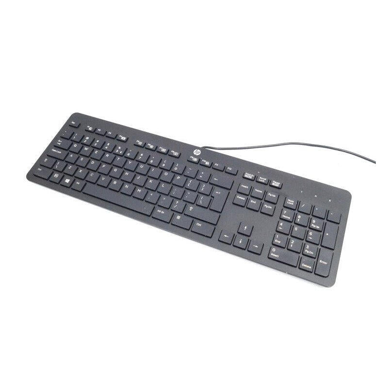 HP Keyboard Refurbished KU-1469 803181-071 Spanish (QWERTY) Black With USB Cable 1 Year Warranty