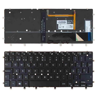 Keyboard Retroiluminado Laptop Dell Xps 13 9343 9350 7347 7348 Black — image 1