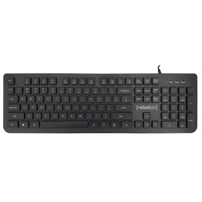 Keyboard USB Full Size Solidero Funkcje Multimedialne