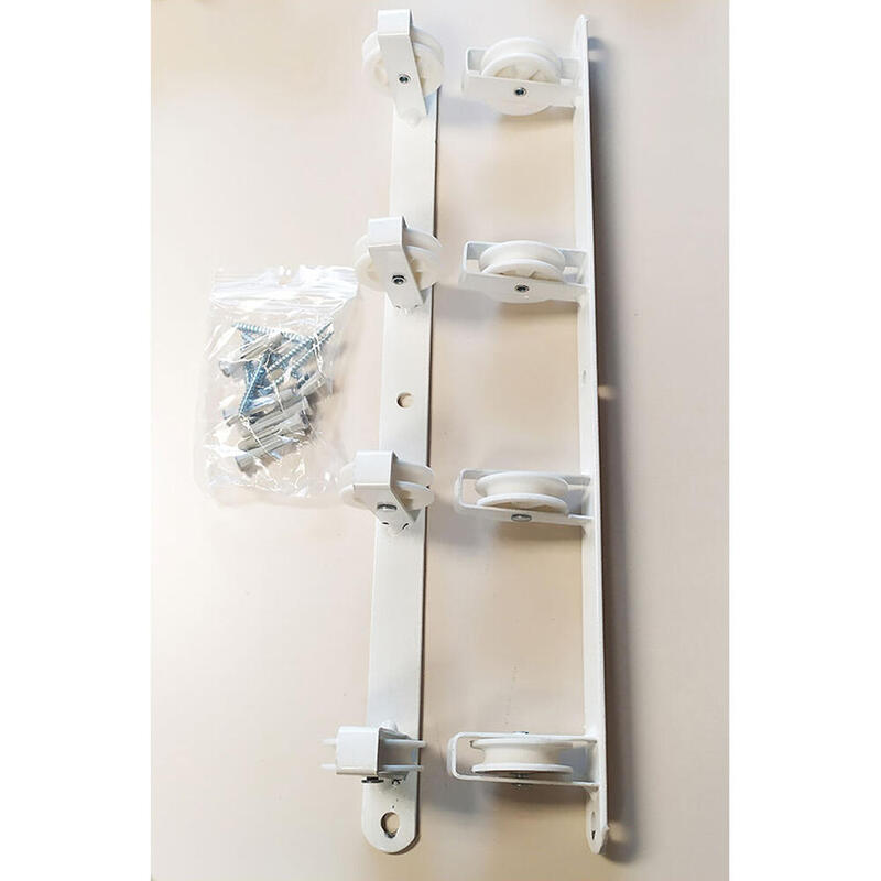 Tendedero Wall Basic C/4 Poleas White 47X5X5CM