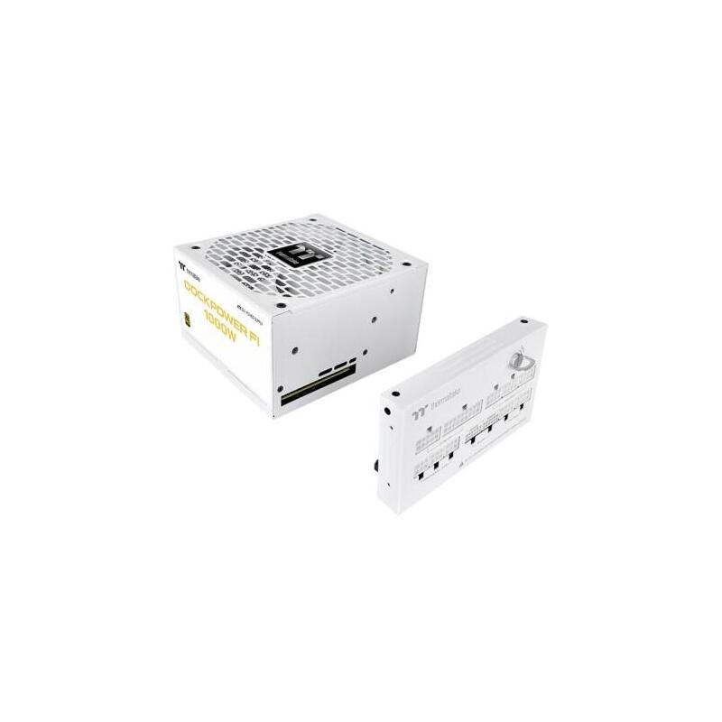 Thermaltake Dockpower Fi 1000W Snow White 1X 12-PIN High Power Gpu, 5X Pcie, Cablemanagement, 1000 Watt) PS-DC