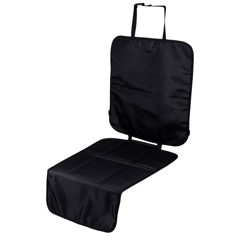 3-in-1 Car Seat Protector & Kick Mat – Black