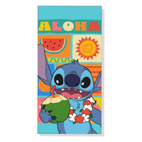 Disney Toalla Stitch 70X140CM. 250GSM. 100% Polyester — image 1