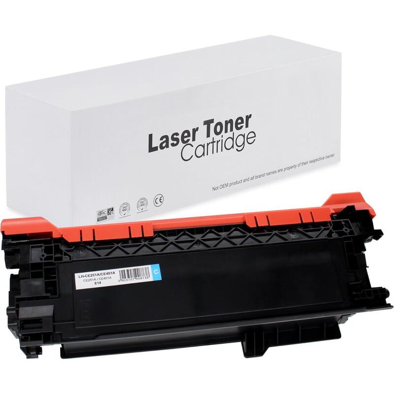 Toner HP CE251A / CE401A Cyan 6000 Páginas Neutral Box