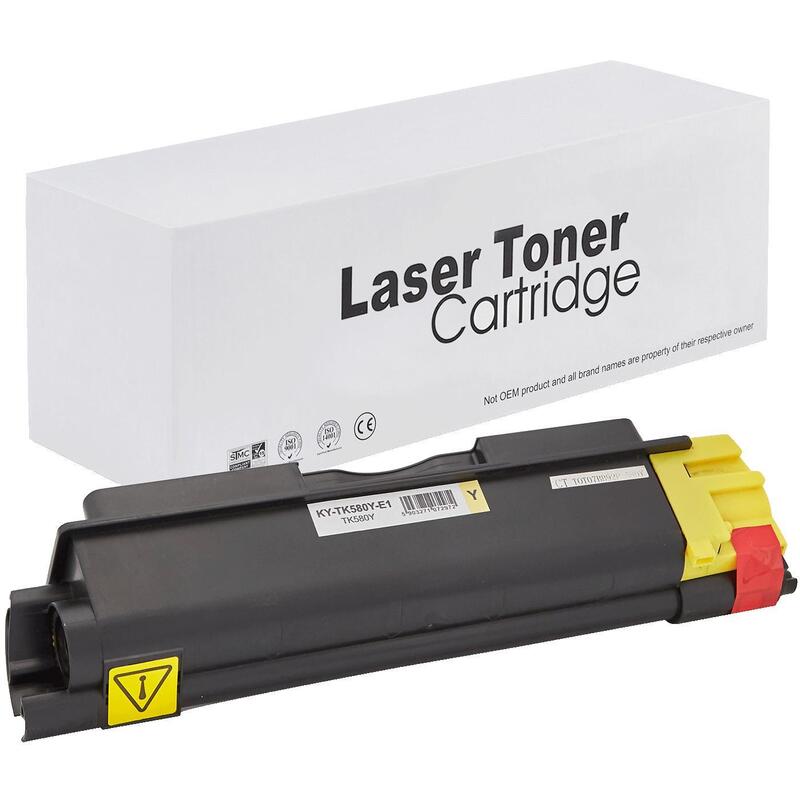 Toner Kyocera TK580Y Yellow 2800 Páginas Neutral Box