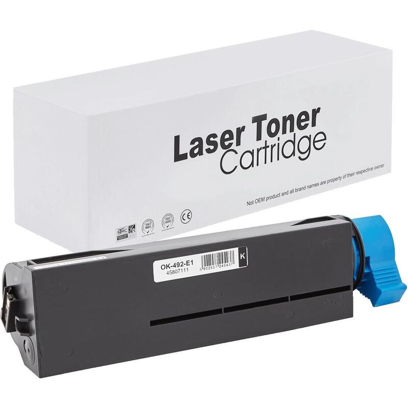 Toner Oki 45807111 Black 12000 Páginas Neutral Box