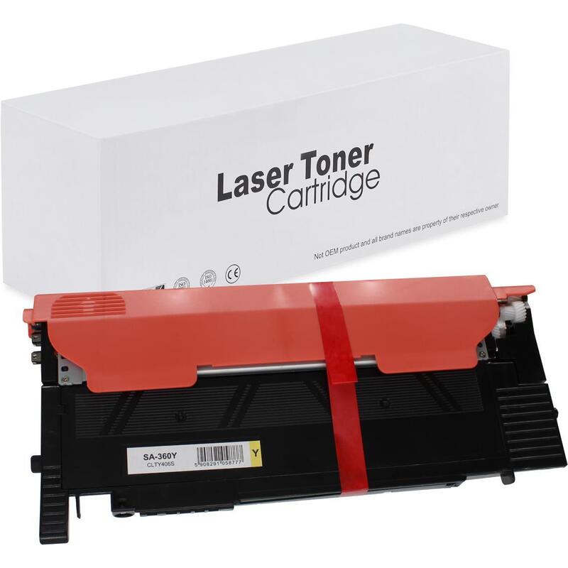 Toner Samsung CLTY406S Yellow 1000 Páginas Neutral Box