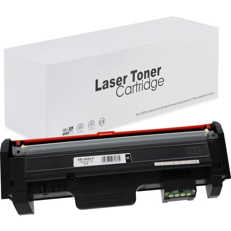 Toner Xerox 106R02778 / 3052 / 3260 / 3215 / 3225 New Chip Black 3000 Páginas Neutral Box