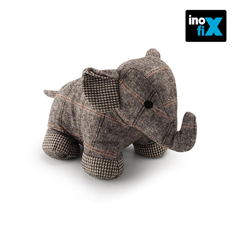 Inofix Tope Textil Sujetapuertas 1KG Elefante Grey