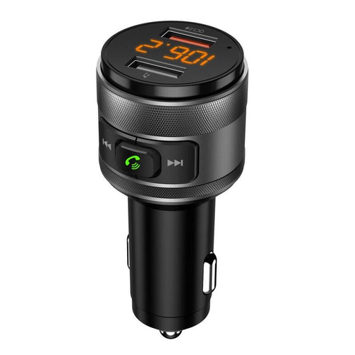 Transmiter Car Fm MP3 With Función Bt, USB LCD FM-57 QC3.0 — image 1