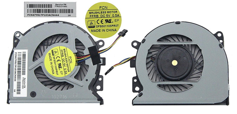 CPU Cooler Laptop HP Envy 15-U 15-U499NR 15-U110DX 15-U011DX 15-U111DX