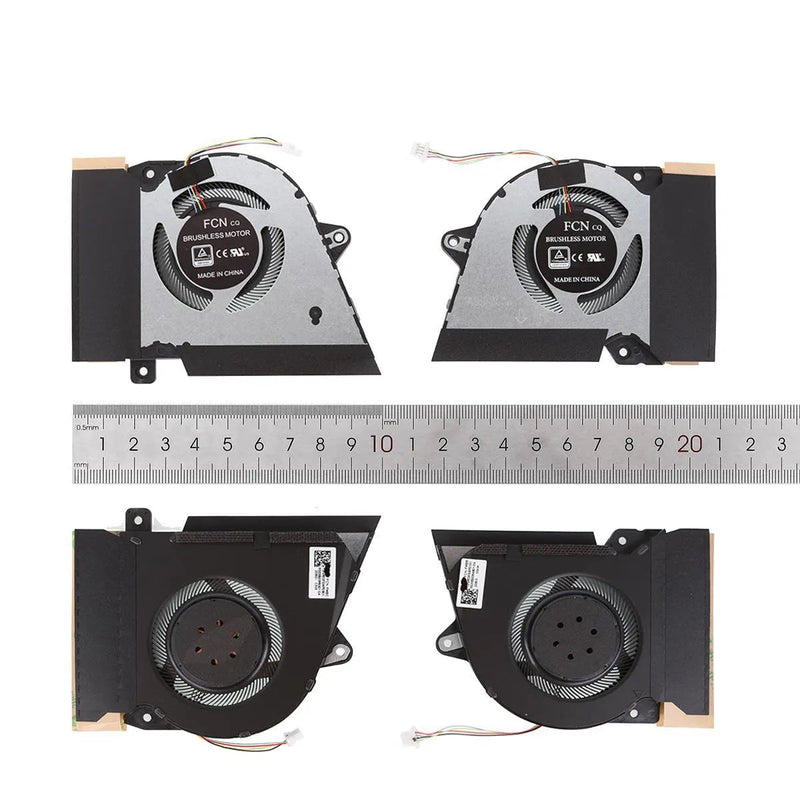 Fans CPU + GPU Laptop Asus Rog Zephyrus 14 G14 GA401I GA401IV 12V 1A