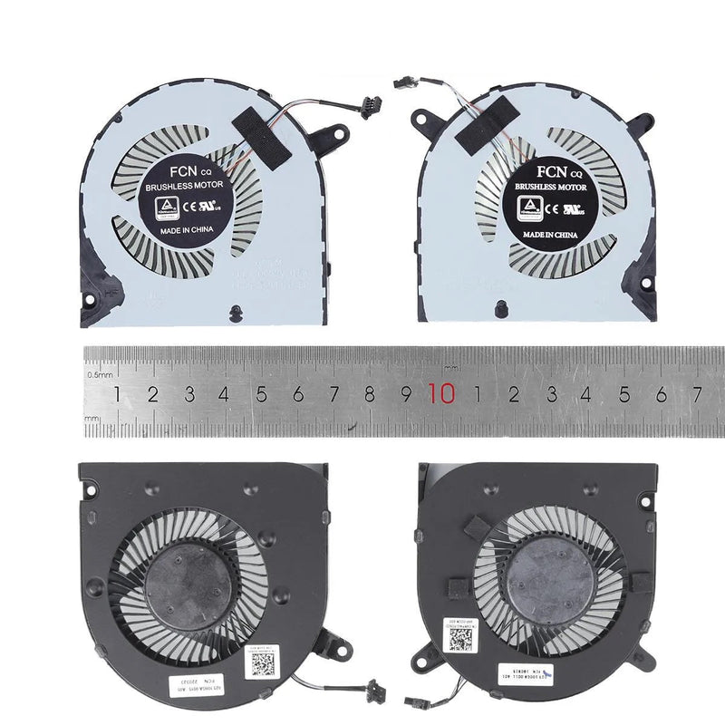 Fans CPU + GPU Laptop Dell G3-3590 Special G3 3500