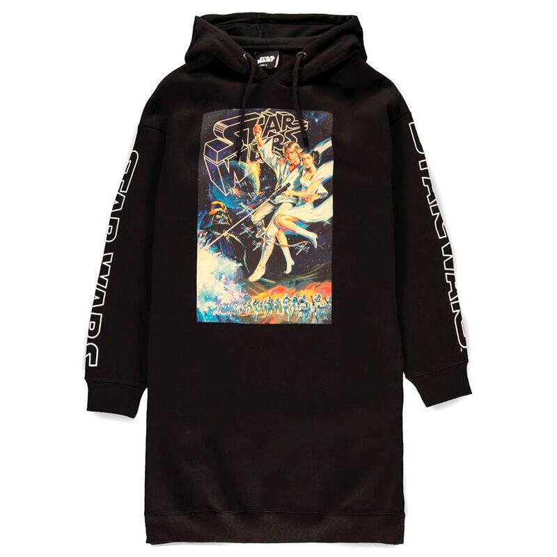 Vestido Hoodie Capucha Mujer Star Wars Size L
