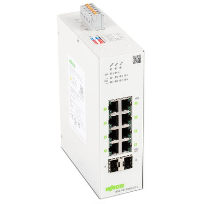 Wago 852-1813 000-001 Lean-managed-switch 8 Port 1000BASE-T 2-SLOT 1000BASE-SX L — image 1
