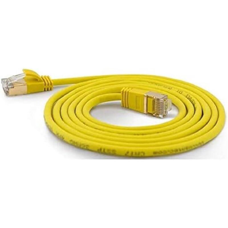 Wantec Network Cable Smp CAT.7 Me. CAT.6A D4MM 0,50M Yellow