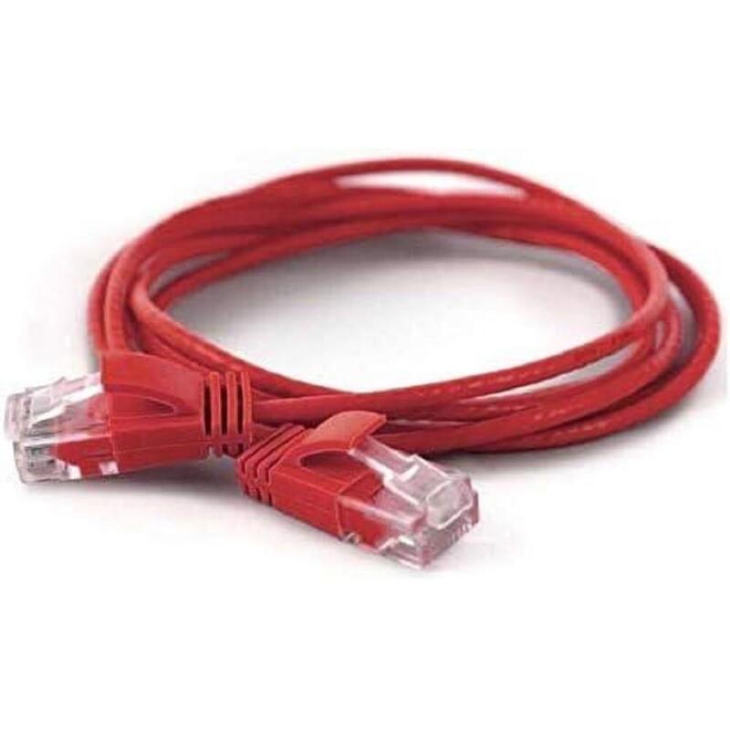 Wantec Network Cable UTP CAT.6A D2,8MM 1,00M Red