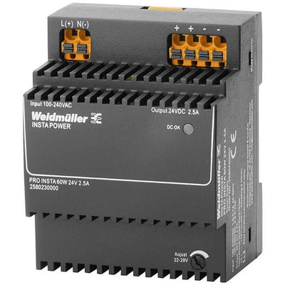 Weidmüller Power Supply Conmutada Pro Insta 60W 24V 2.5A — image 1