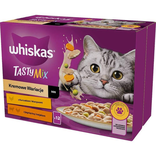 Whiskas Tasty Mix - Comida Húmeda Gatos - 12X85G — image 1