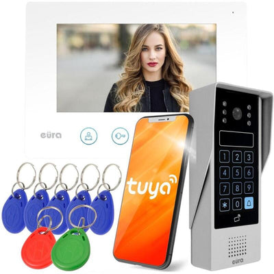 Eura Wideodomofon VDP-90A3 Delta + White Monitor Tuya — image 1