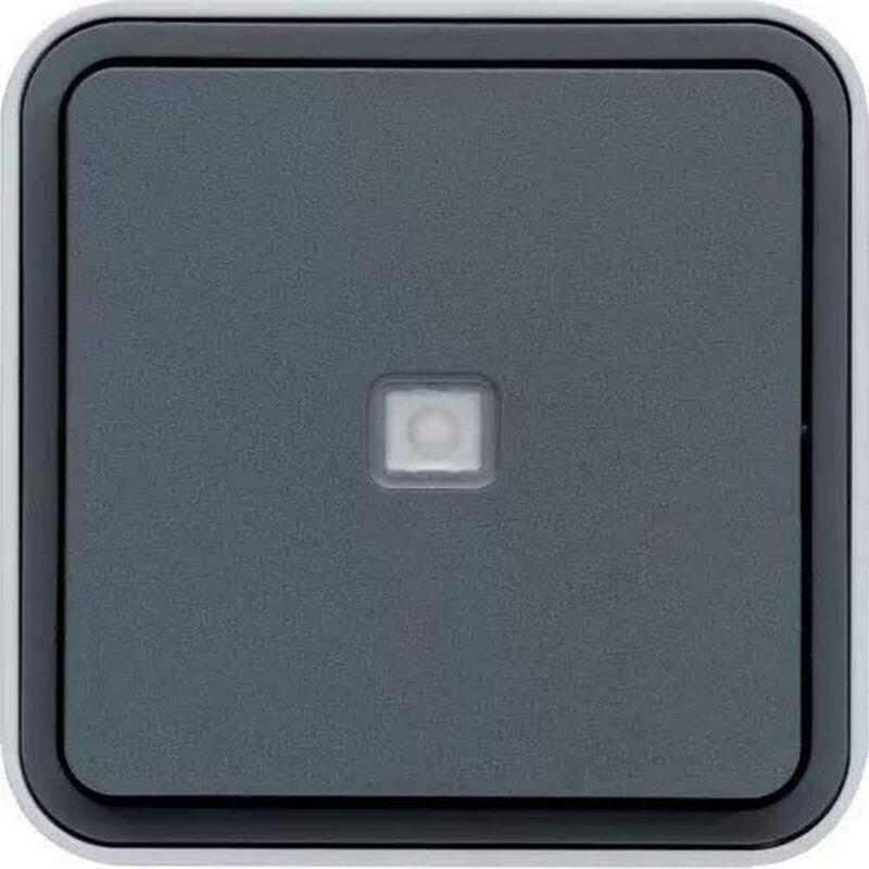 WNC021 Pulsador, Wechsler Iluminado Ap W.1 Grey