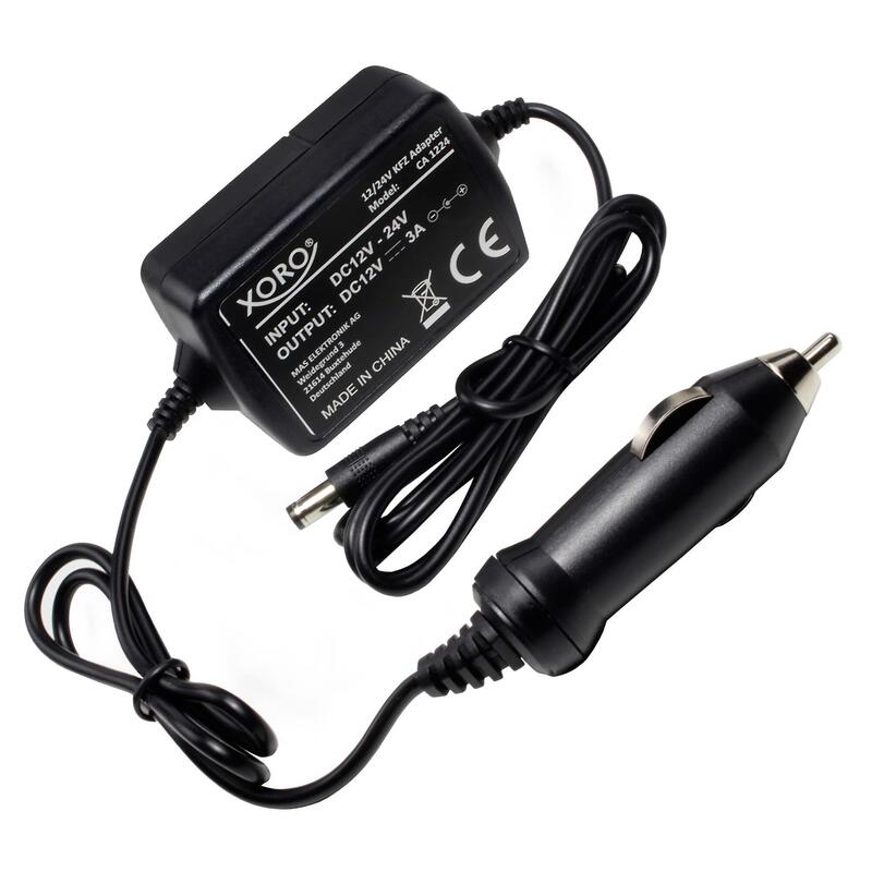 Xoro Kfz-adapter CA1224 TV & Receiver 12/24V Stabilisiert
