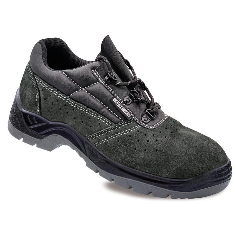 Blackleather Zapatos Security Leather Serraje Perforada Grey Oscuro S1P Src Size 38
